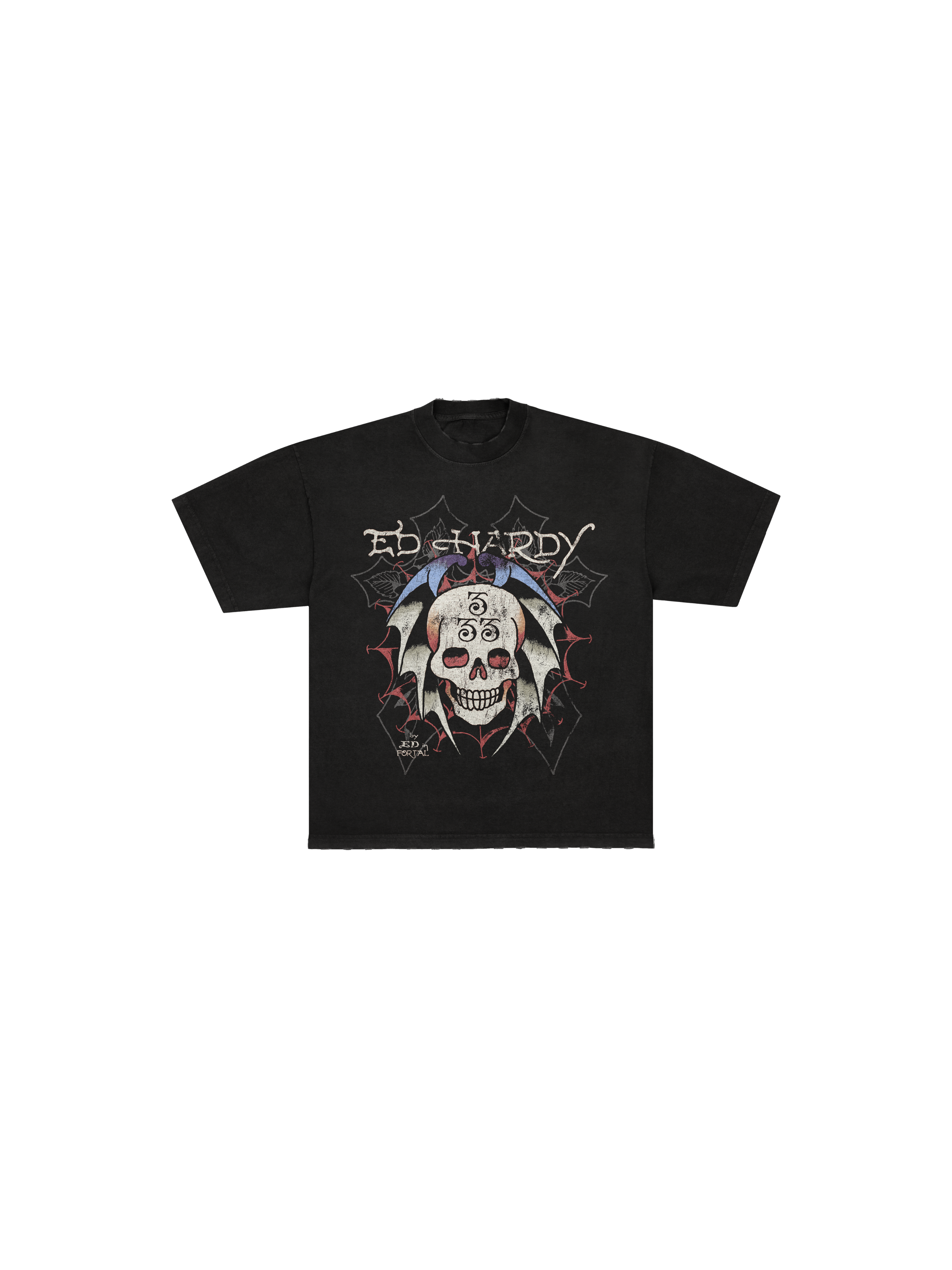 Camiseta Bat Skull "Preto"